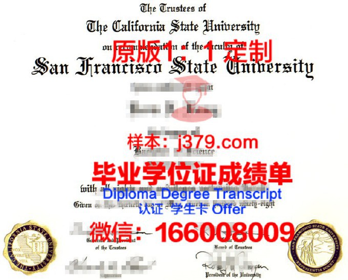 美国旧金山艺术大学研究生毕业证